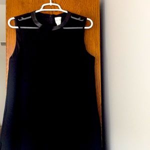 Reiss sleeveless fully lined black dress